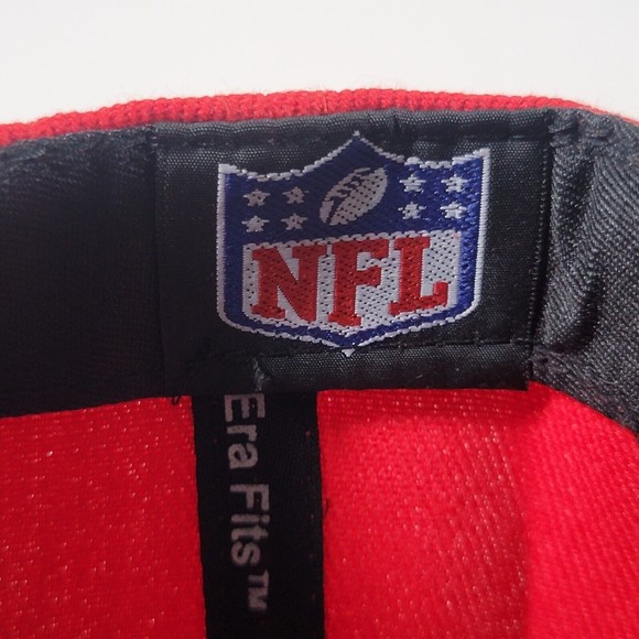 Kansas City Chiefs Hat Red / Black New Era Adjustable Snapback Cap NFL FOOTBALL - Picture 7 of 8